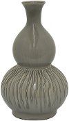 17 Inch Gray Tone Vase