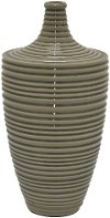 15 Inch Gray Tone Vase