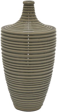 15 Inch Gray Tone Vase