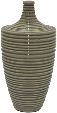 15 Inch Gray Tone Vase