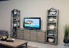 Gray Modern 63 Inch Entertainment Center - Modern
