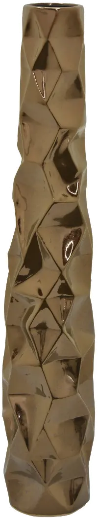 37 Inch Tall Bronze Ceramic Vase
