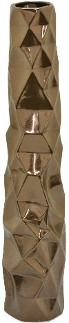 31 Inch Tall Bronze Ceramic Vase