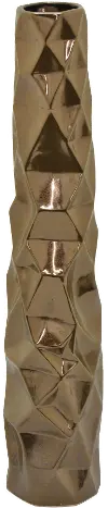 31 Inch Tall Bronze Ceramic Vase