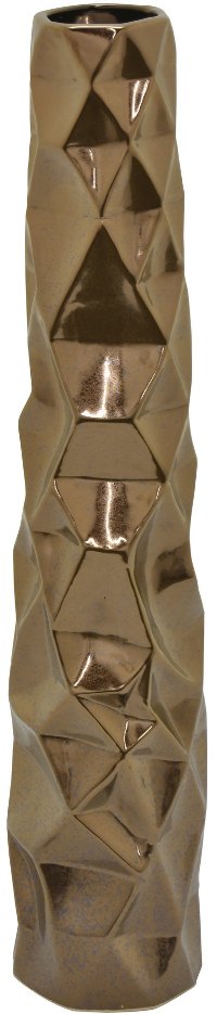 31 Inch Tall Bronze Ceramic Vase