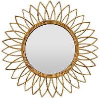 32 Inch Natural Decorative Wall Mirror