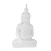 White Ceramic Buddha Sculpture