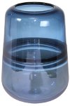 9 Inch Blue Handmade Glass Vase