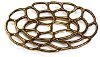 Ceramic Bronze Flat Decoration Tray