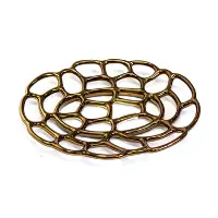 Ceramic Bronze Flat Decoration Tray
