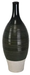 Clearance 16 Inch Green Ceramic Bottle Vase