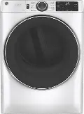 GFD65ESSNWW GE 7.8 cu. ft. Capacity Smart Front Load Electric Dryer with Steam - White