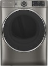 GFD65ESPNSN GE 7.8 cu. ft. Capacity Smart Front Load Electric Dryer with Steam - Satin Nickel