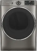 GFD65ESPNSN GE 7.8 cu. ft. Capacity Smart Front Load Electric Dryer with Steam - Satin Nickel