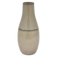 15 Inch Neutral Toned Ceramic Vase
