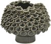 7 Inch Gray Tone Ceramic Vase