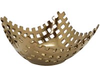 13 Inch Copper Pierced Ceramic Bowl