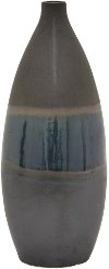 19 Inch Blue Tone Ceramic Vase