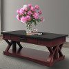 Cranberry Red Country Coffee Table