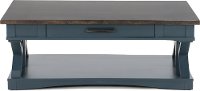Amy Denim Blue Coffee Table