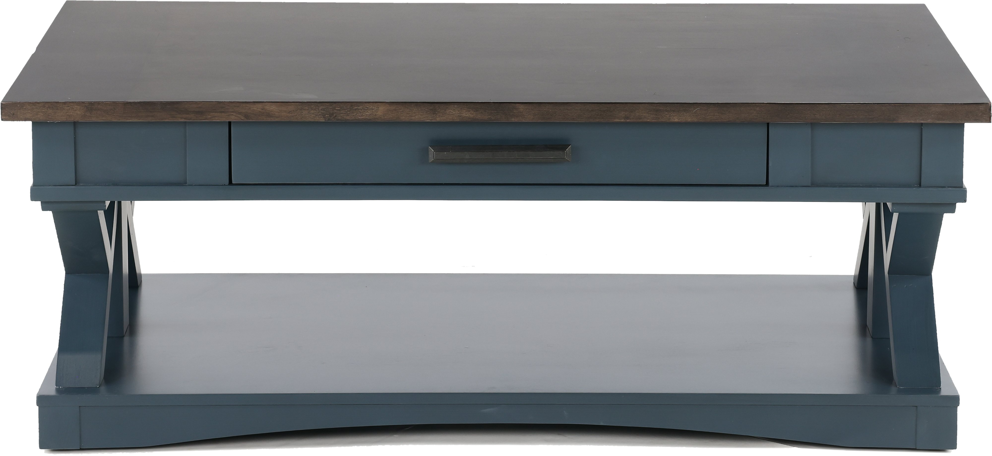 Denim Blue Country Coffee Table-1