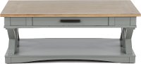 Dove Gray Country Coffee Table
