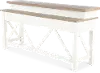 Amy Cotton White Console Bar Table