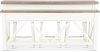 Cotton White Country Bar Table with 3 Stools
