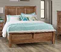 Country Fawn Oak King Size Bed - Chestnut Creek