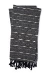 Magnolia Home Furniture Charcoal and Natural Throw Blanket