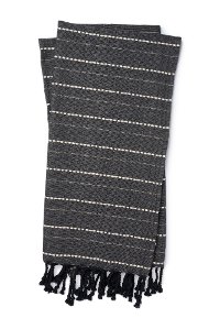 T1038 MH CHARCOAL NATURAL Magnolia Home Furniture Charcoal and Natural Throw Blanket