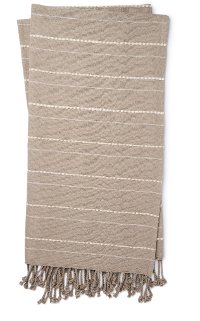 Magnolia Home Furniture Gray and Natural Throw Blanket