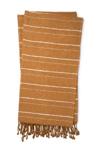 Magnolia Home Furniture Gold and Natural Throw Blanket