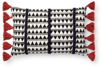 Indigo Blue and White Throw Pillow