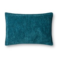 P0831 Teal Blue Throw Pillow