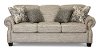 Traditional Khaki Beige Sofa - Gabrielle