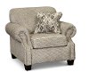 Traditional Khaki Beige Chair - Gabrielle