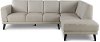 Mist Gray Leather 2 Piece Sectional with LAF Sofa - Altamura