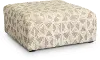 Contemporary Taupe Cocktail Ottoman - Murray
