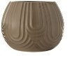 Clearance 12 Inch Gray Crackle Embossed Stoneware Planter