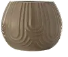 Clearance 12 Inch Gray Crackle Embossed Stoneware Planter