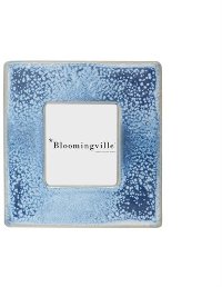 6 Inch Blue Reactive Glaze Stoneware Picture Frame