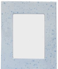 10 Inch Blue Reactive Glaze Stoneware Picture Frame