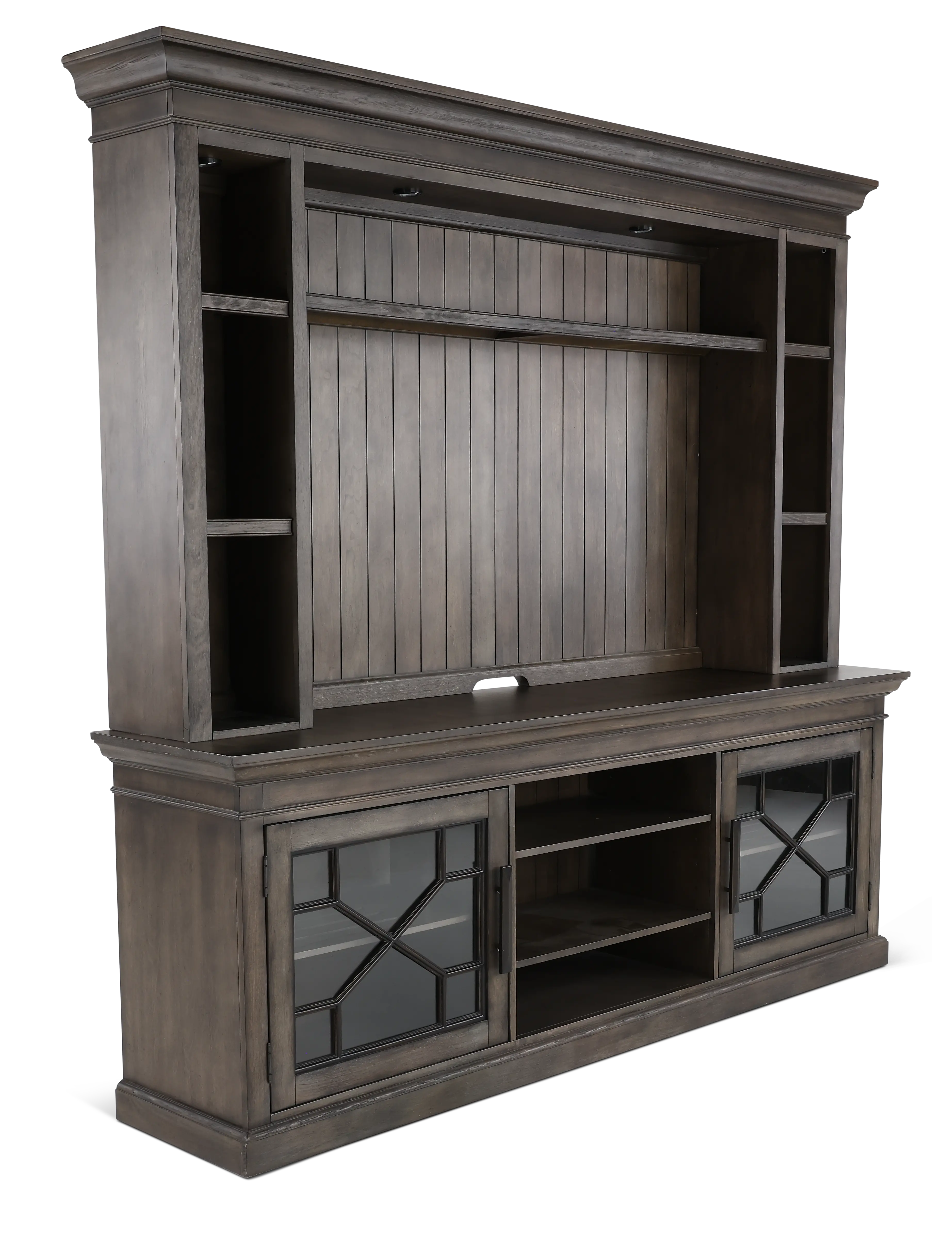 Sun Smokey Gray 92 Entertainment Center-2