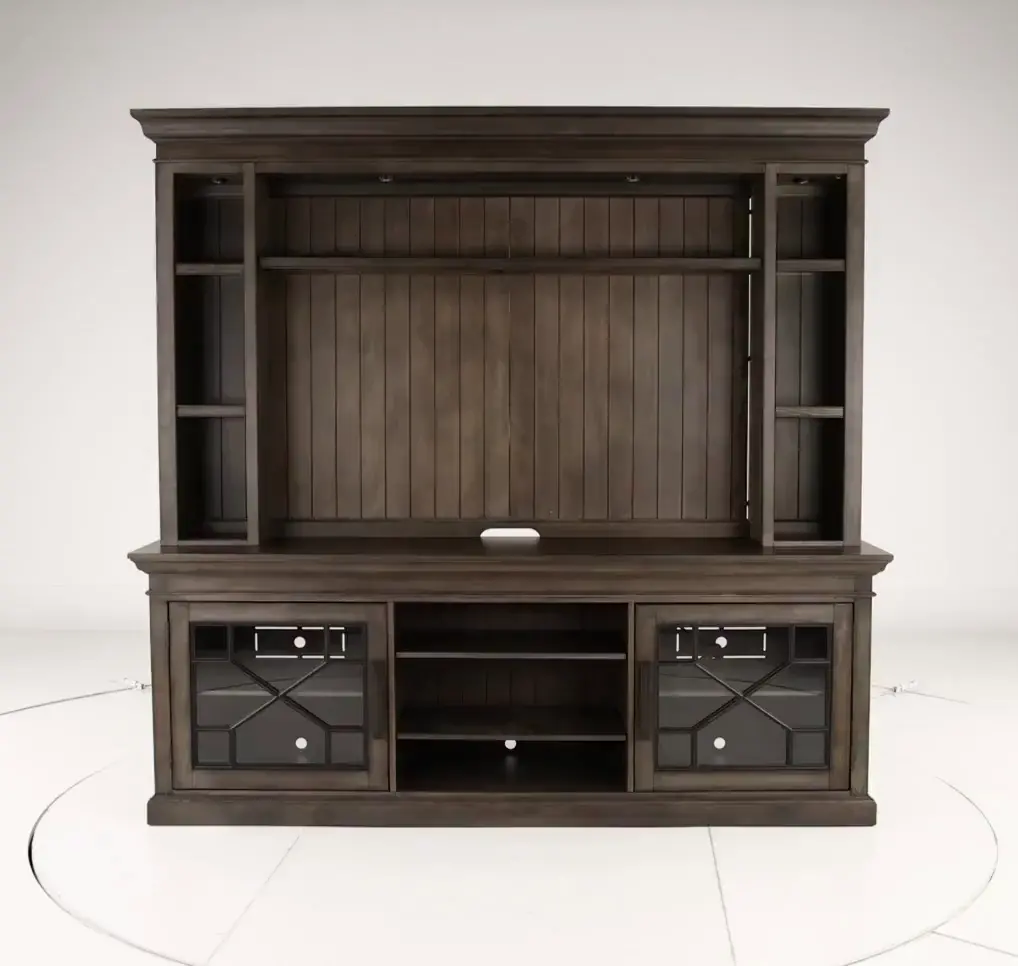 Sun Smokey Gray 92 Entertainment Center-3
