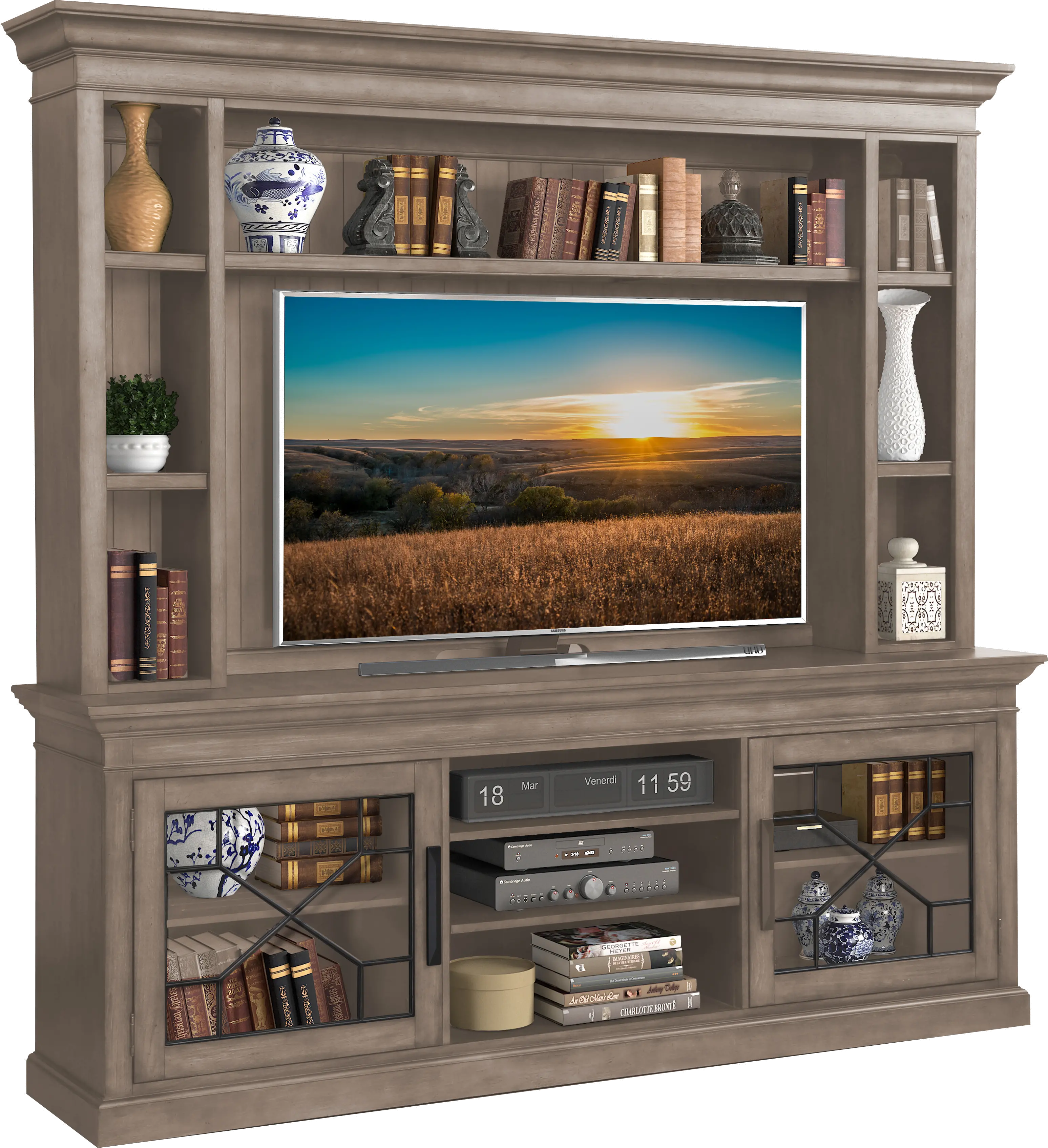 Sun Sandstone 92 Entertainment Center-2