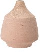 Clearance 9 Inch Matte Blush Reactive Glaze Stoneware Vase