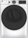 GFD55GSSNWW GE 7.8 cu. ft. Smart Gas Vented Dryer with Sanitize Cycle - White