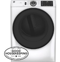 GFD55GSSNWW GE 7.8 cu. ft. Smart Gas Vented Dryer with Sanitize Cycle - White-2