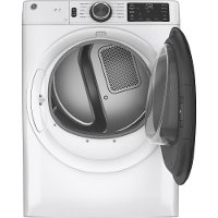 GFD55GSSNWW GE 7.8 cu. ft. Smart Gas Vented Dryer with Sanitize Cycle - White-3